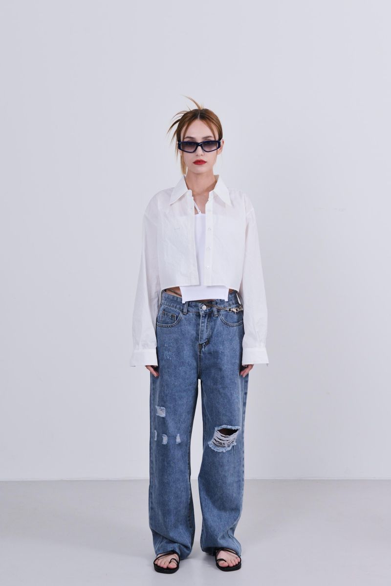 crease crop shirts