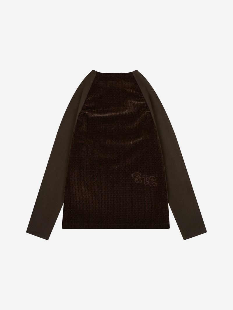 safarispot（サファリスポット）の「1/2 S.T.C. RAGLAN L/S (BROWN)（Tops）」
