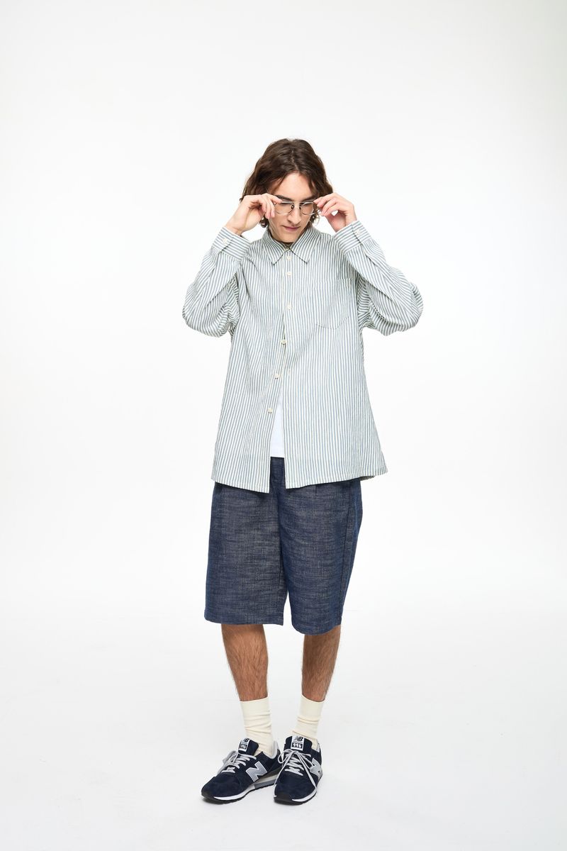 Fancy Linen Blended Bermuda Shorts
