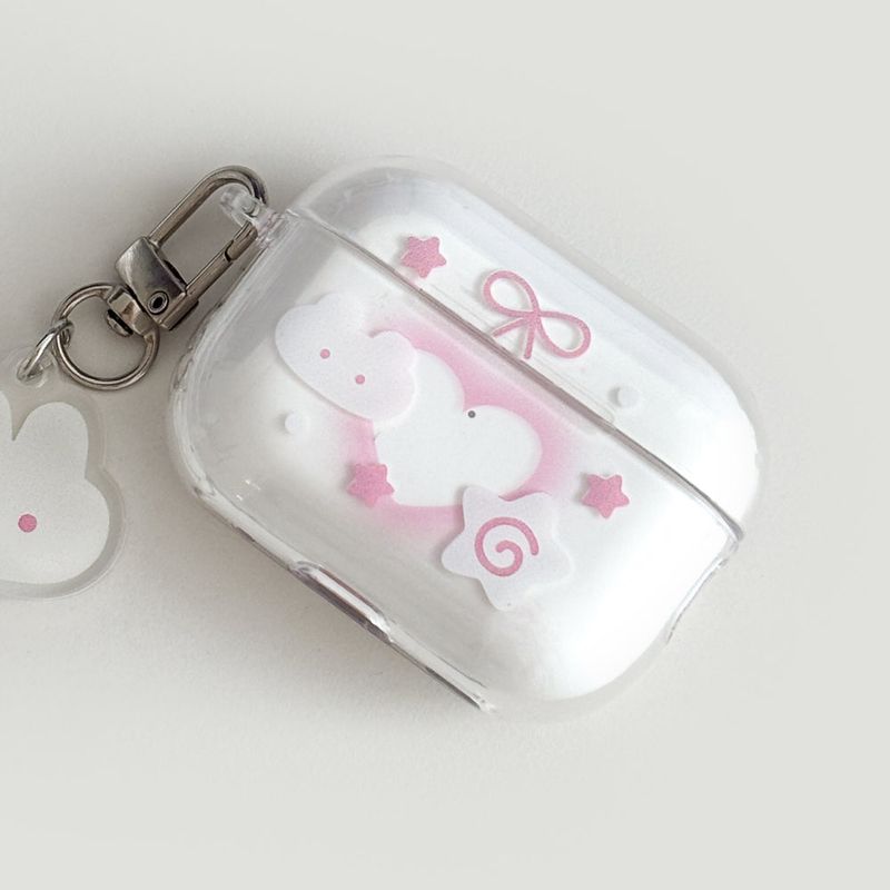 Monani Studio（モナニースタジオ）の「[AirPods] ハートラビットハードケース (only case)（スマホグッズ/小物）」