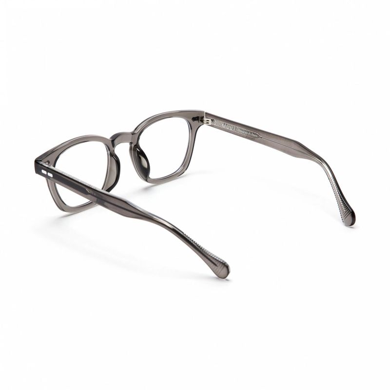 Horn-Trimmed Transparent Glasses Y.LAB 01 C02