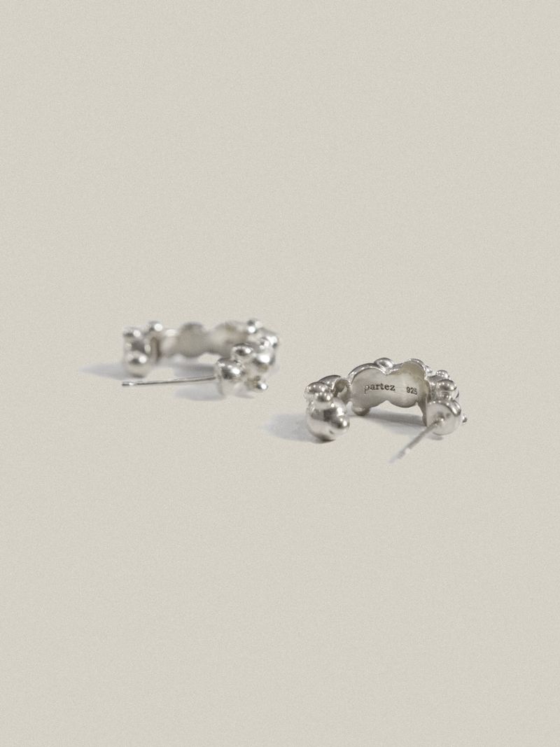 Bubble Earrings Silver