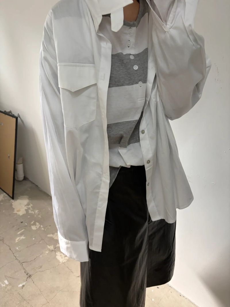 high neck glow shirt