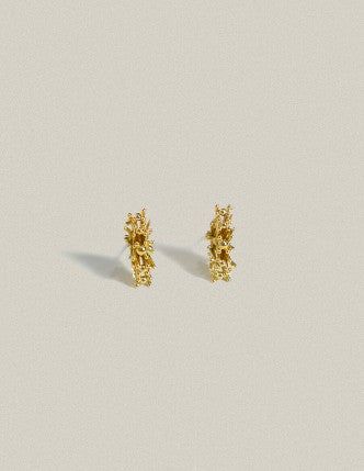 Flowery Wave Post Gold