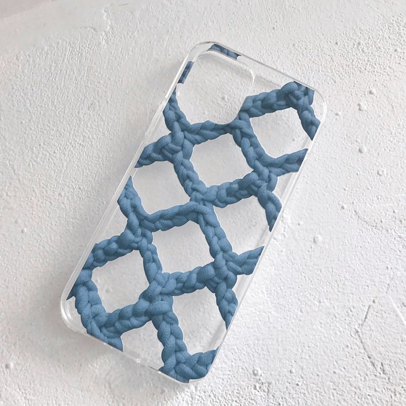 CROCHET NET PHONE CASE_GREEN