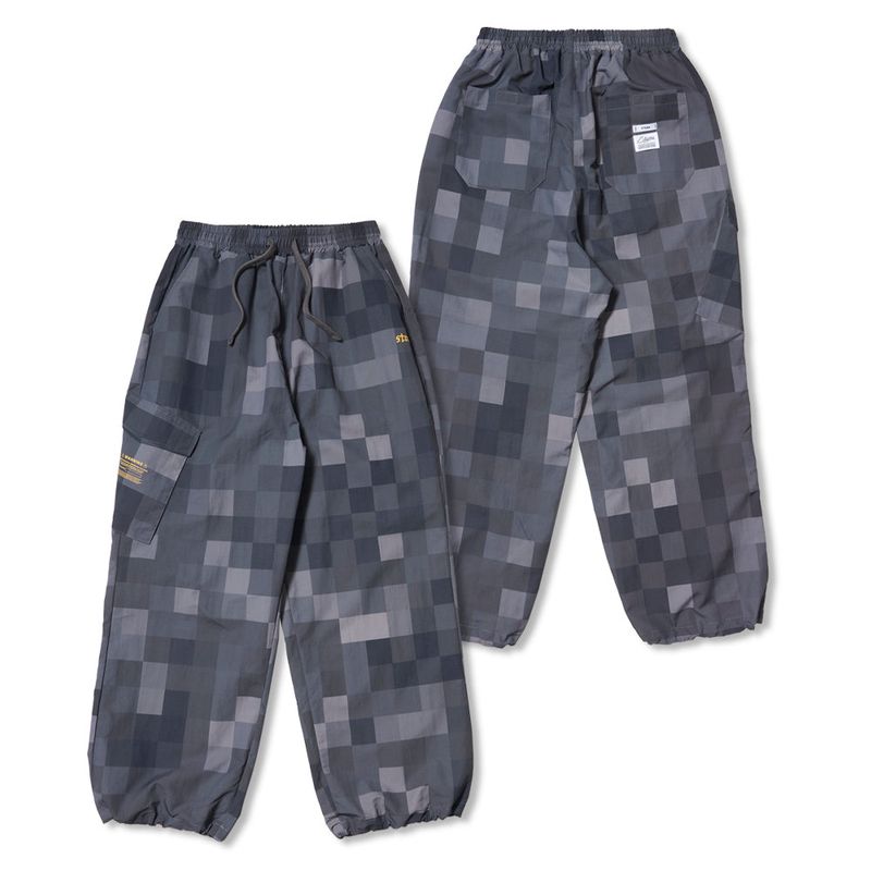 STIGMA（スティグマ）の「Square Camouflage Super Wide Jogger Pants Gray / Green（Pants）」