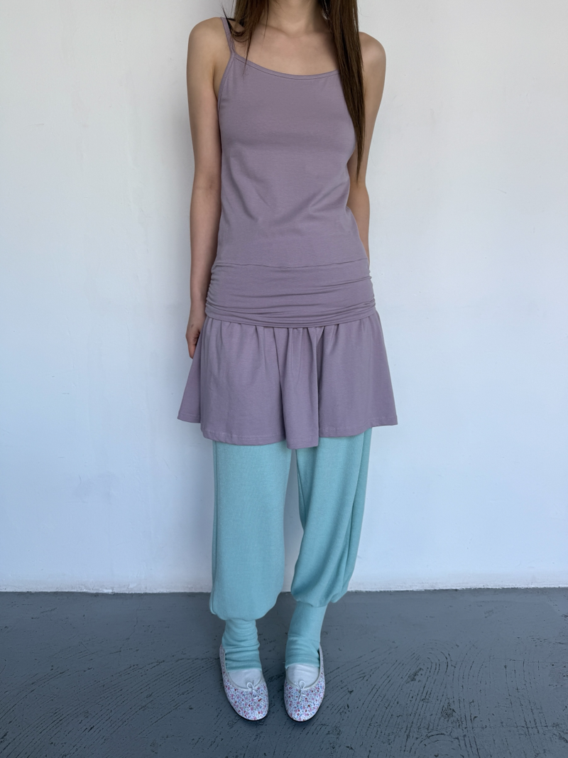 core shirring dress