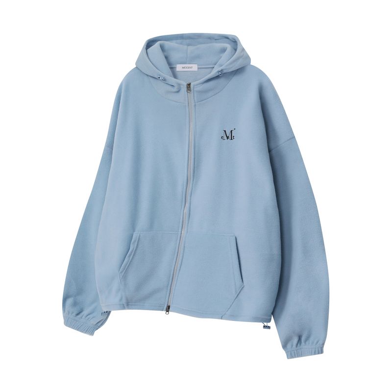 MUCENT（ムセント）の「 SNOWING FLEECE TWO-WAY HOOD ZIP-UP UNISEX (3COLOR)（Tops）」