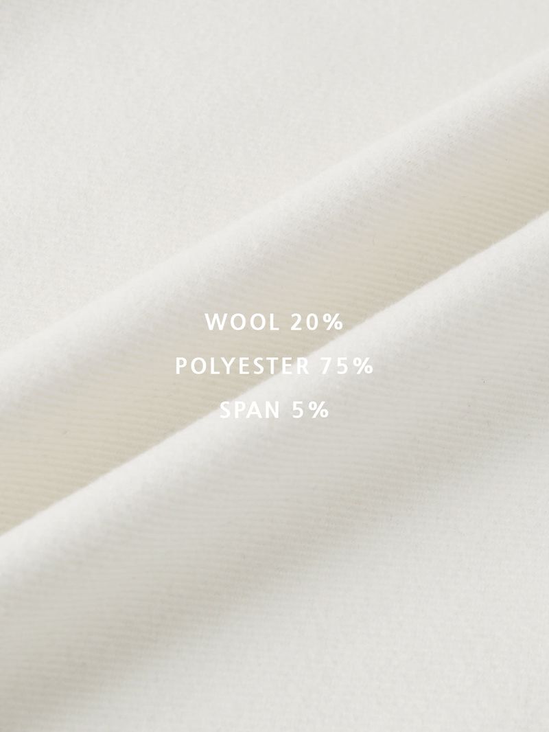 M2 WOOL REVERSE TUCK SLACKS