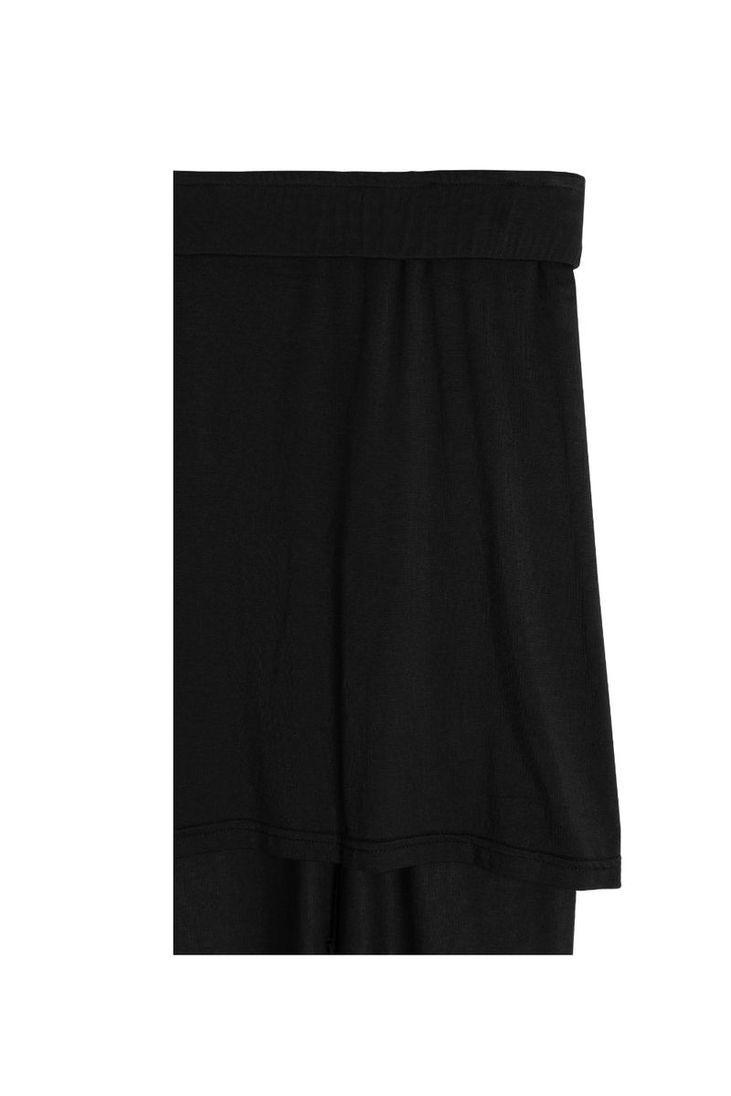 DESERT SHIRRING SLIT SK BLACK