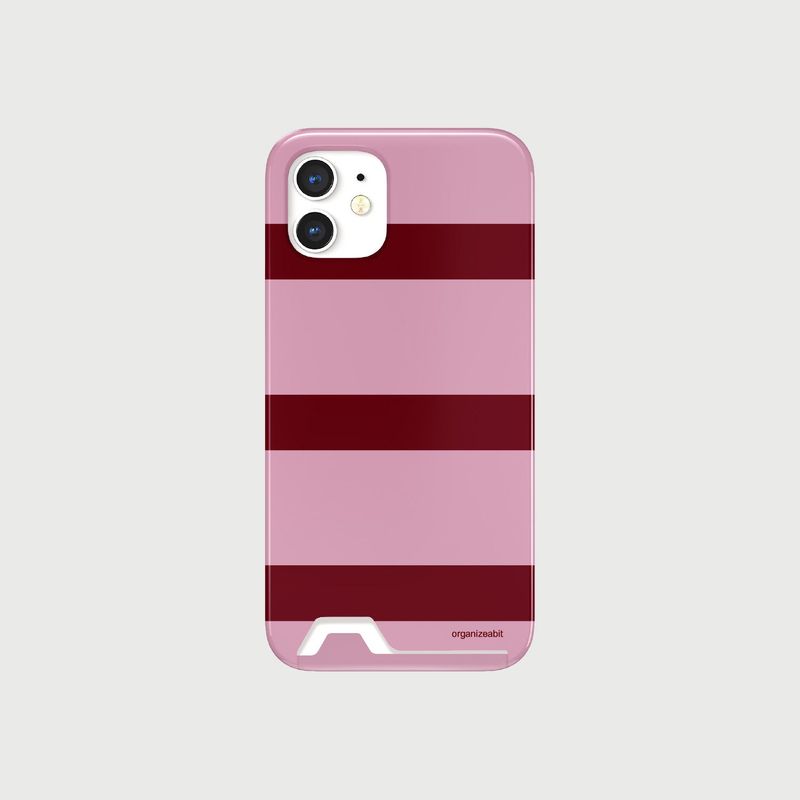 Organize a bit（オーガイナズ ア ビット）の「stripe phone case (pink)（Smartphone Accessories）」
