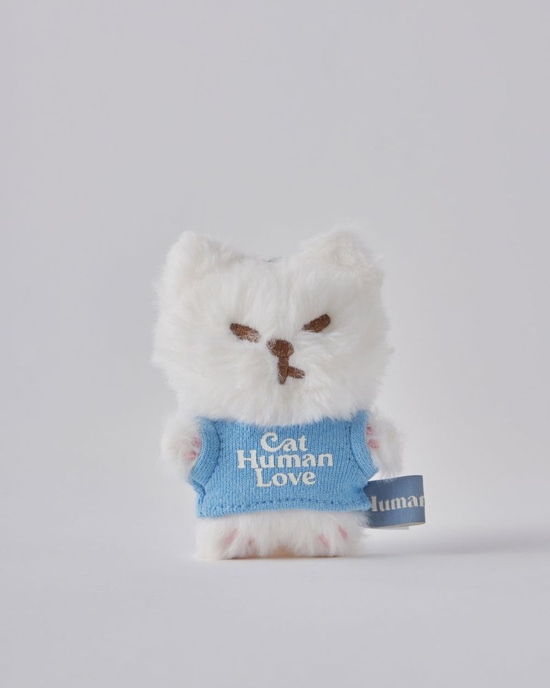 BIG CAT KEY-RING / WHITE