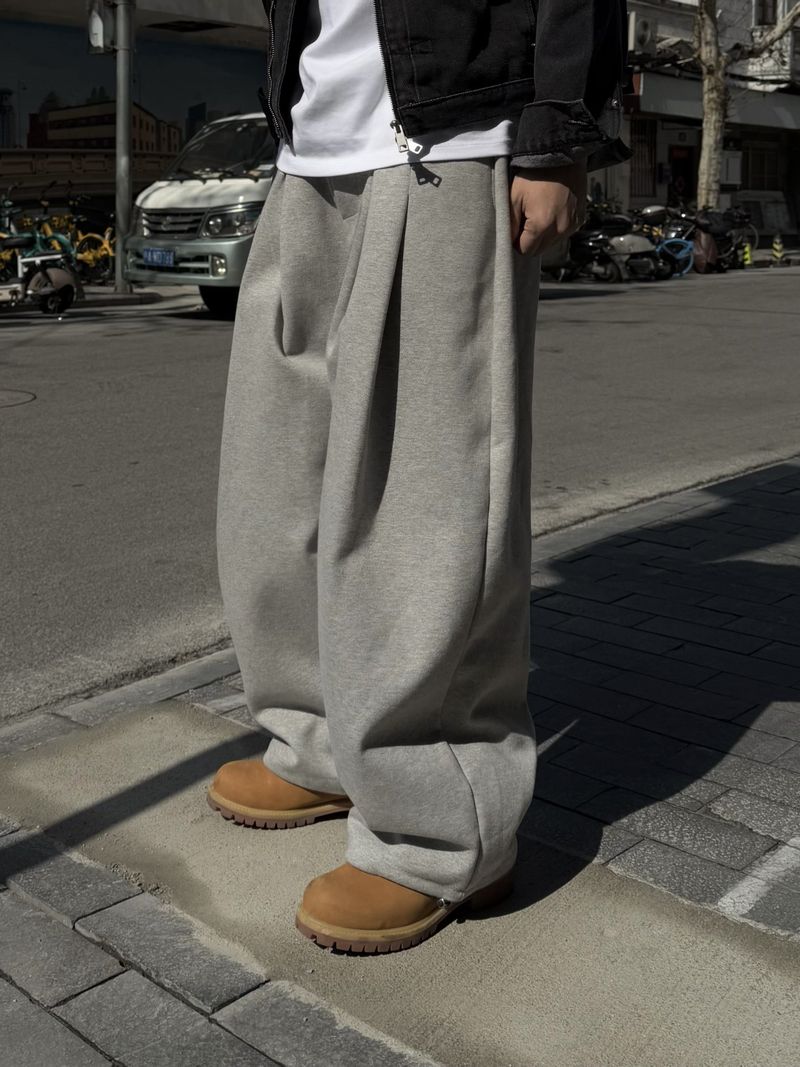 (MADE) ONEPICK 4-TUCK DAILY SWEAT PANTS 3C