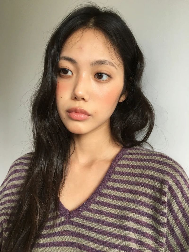 Cebu striped V-neck knit (2color)
