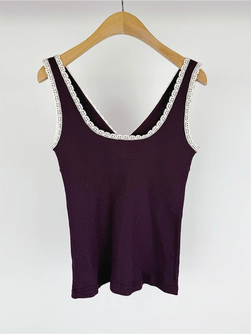LACE LAYERED SLEEVELESS (3C)