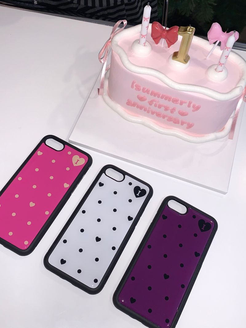 dot epoxy case - purple