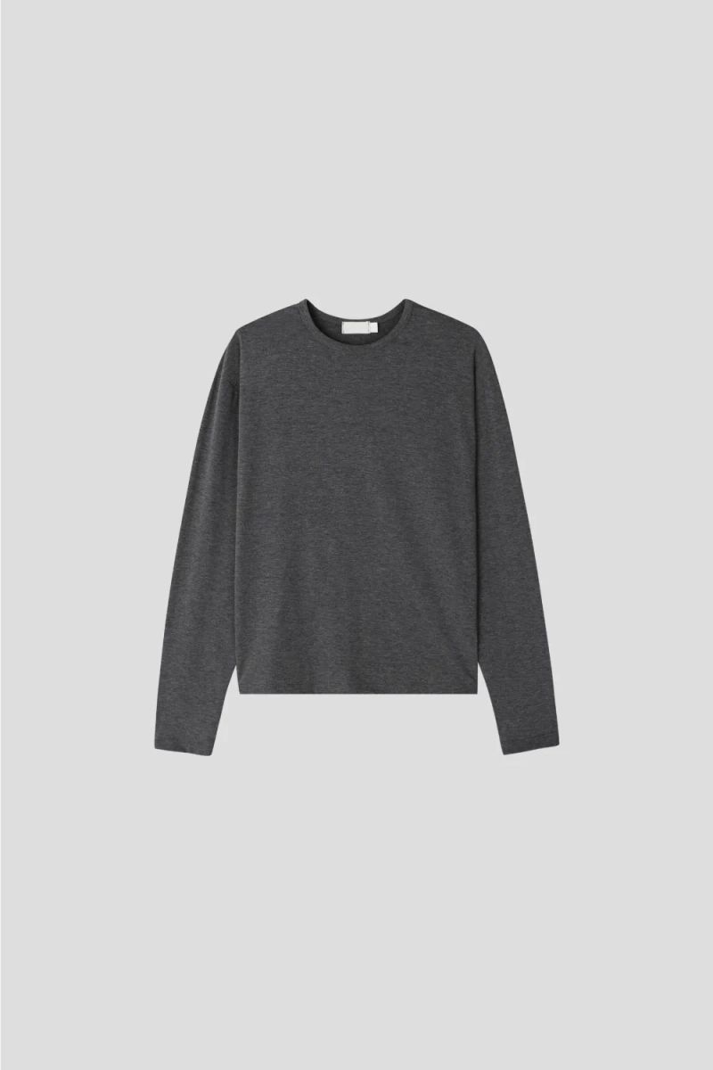 [1+1] LMN Essential Comfort Cotton Long Sleeve T-Shirt (9 colors)