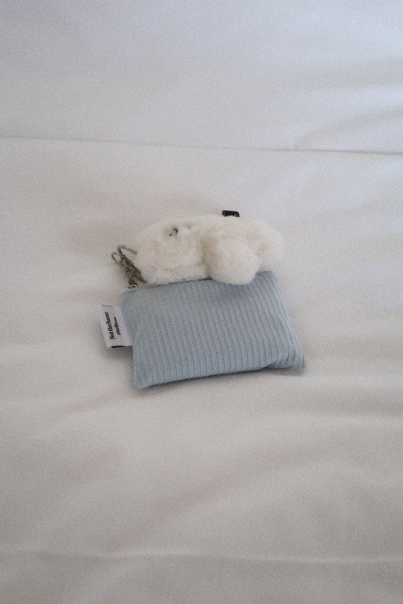 Mini keyring pouch 'sky'