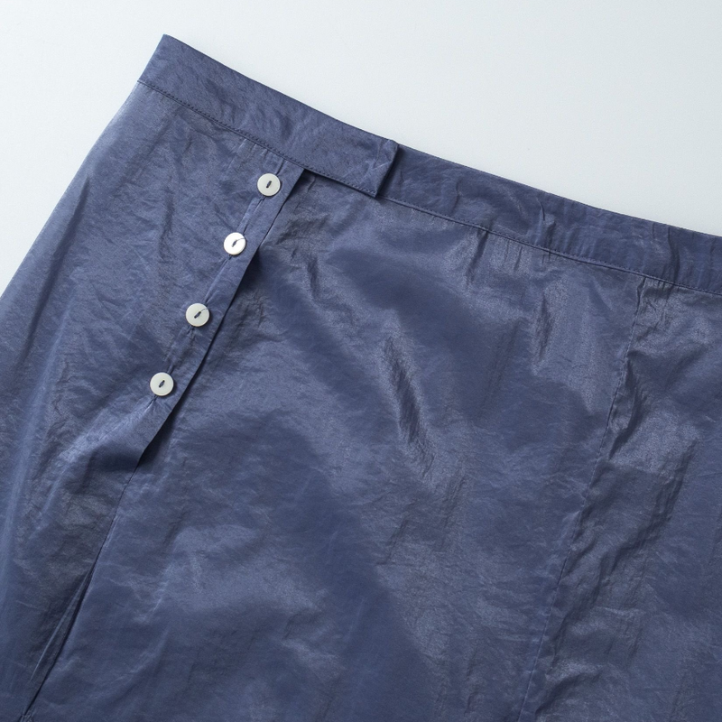 shine button layered skirt