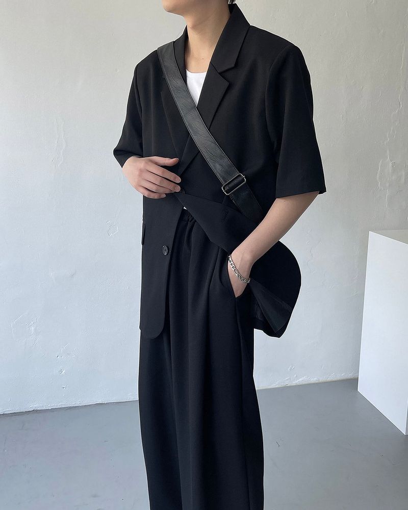 OW Two Button Short-Sleeved Jacket (Set - Up