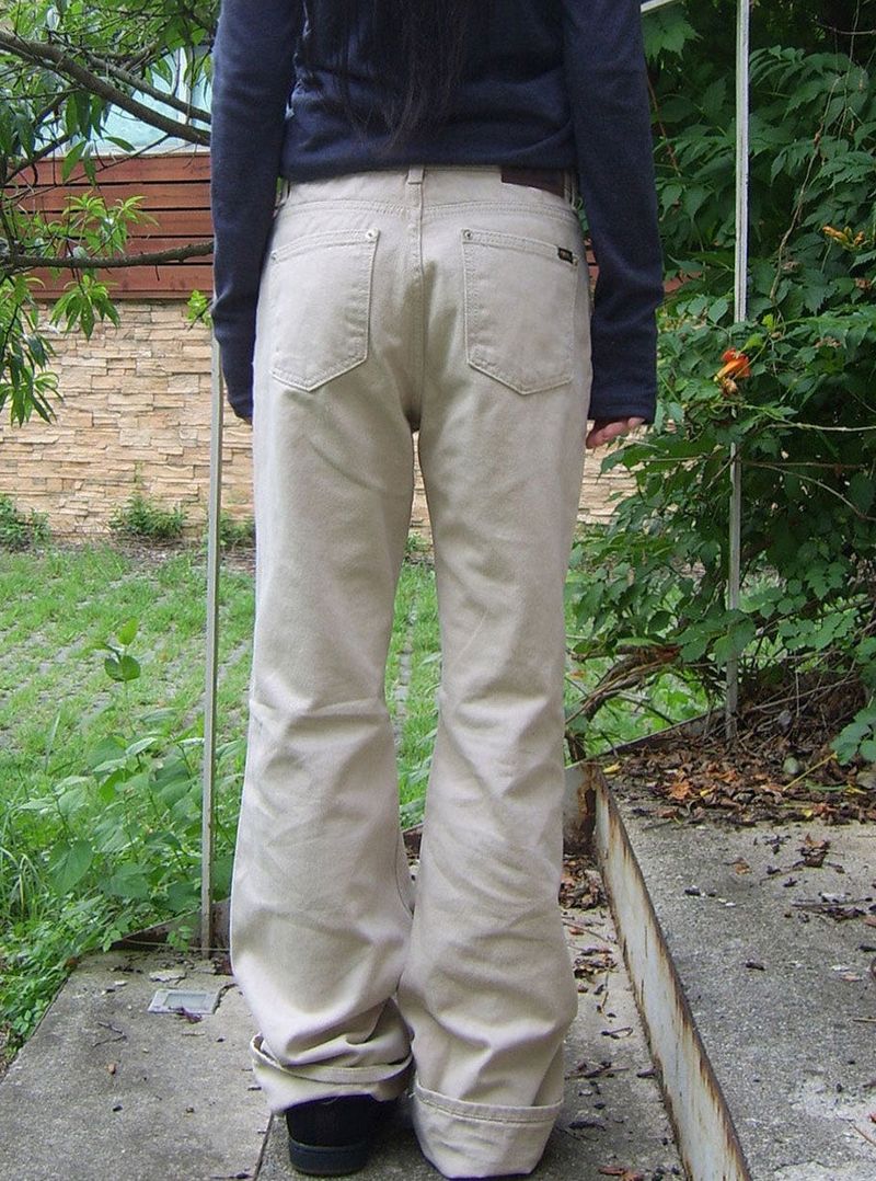 cotton basic bootcut