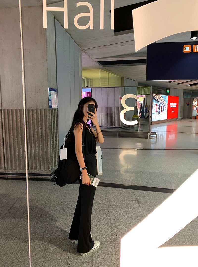 [MADE] Airport banding long pants