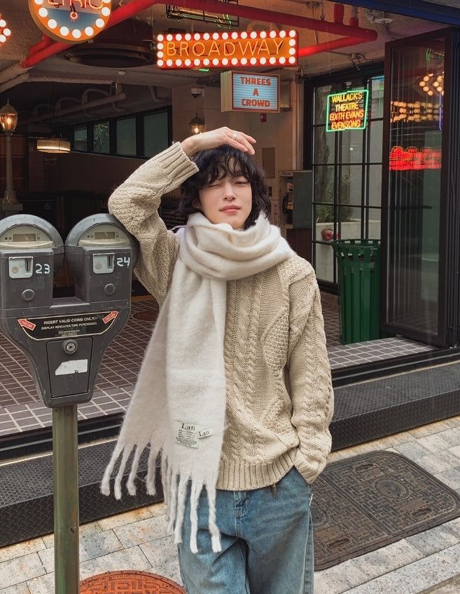 2PLAN（ツープラン）の「[LAN ARCHIVE] Cloud Bold Plain muffler（Fashion Accessories）」