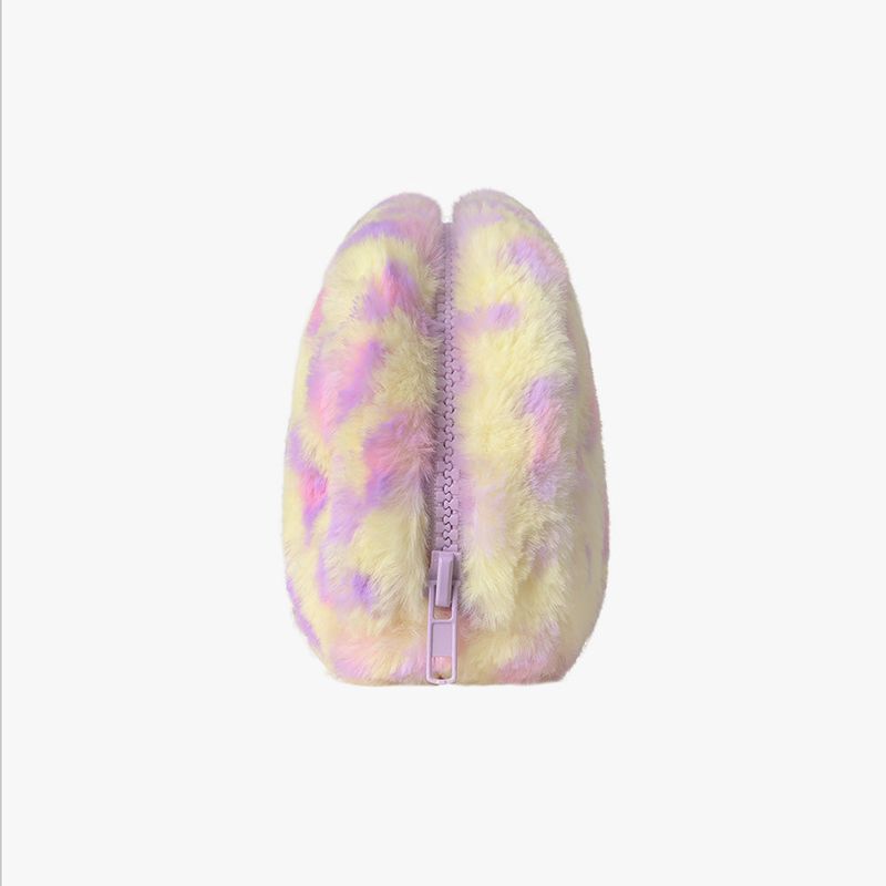 MELLOTORY PATTERN HANDY POUCH (LEOPARD IVORY)