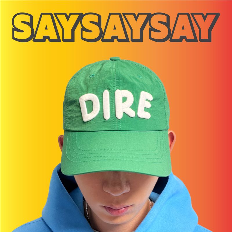 SAYSAYSAY(セイセイセイ)の「DIRE nylon ball cap Green(Hats)」