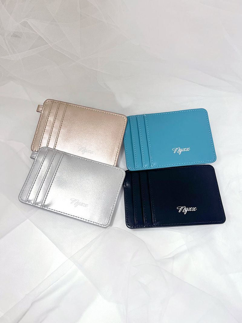 CAMERA CARD WALLET BLUE