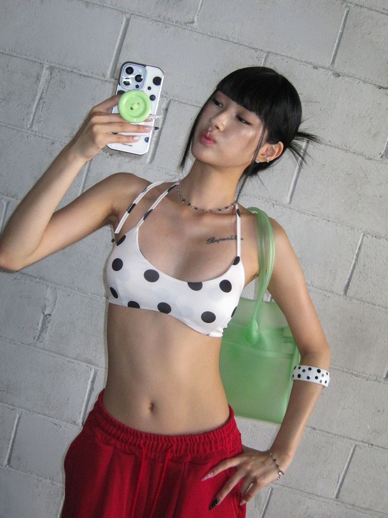 Lime choco button tok (Round), Mag safe