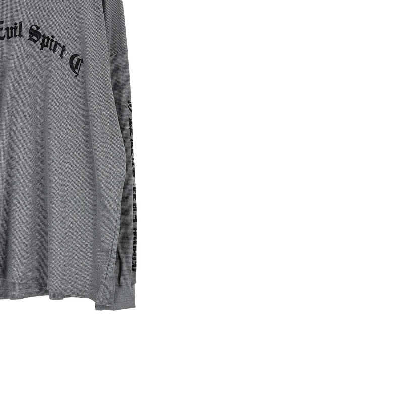 waffle lettering long sleeve