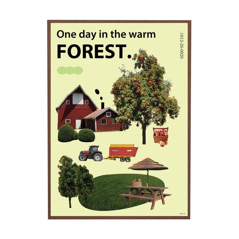 warm forest poster