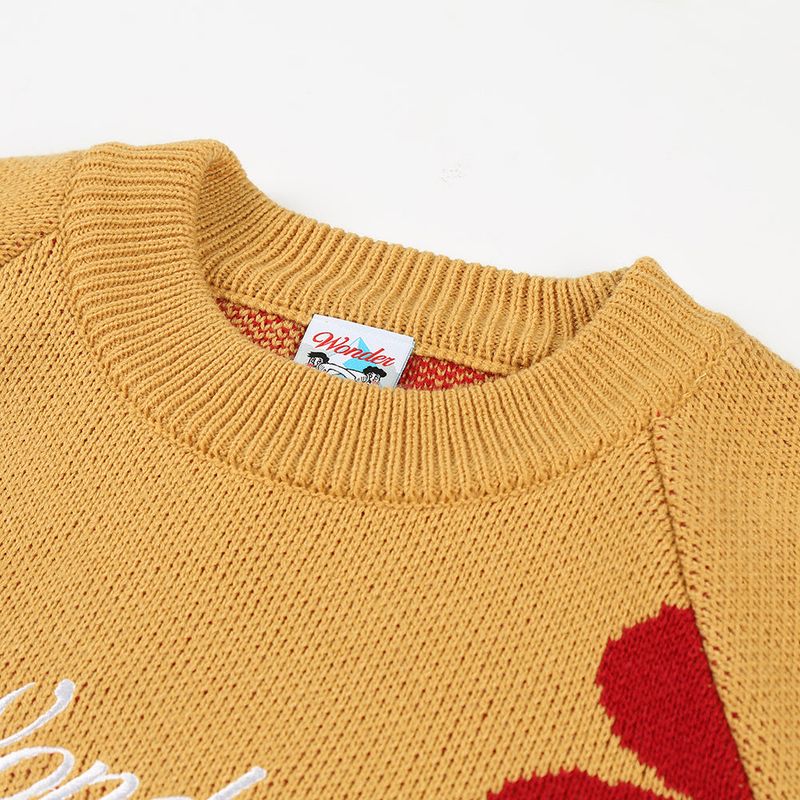 Flower pattern Jacquard Knit