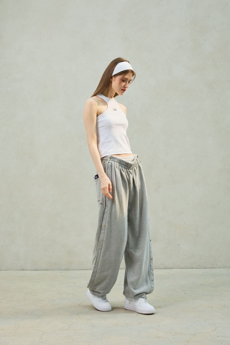 PITA SNAP OFF SWEAT PANTS / MELANGE