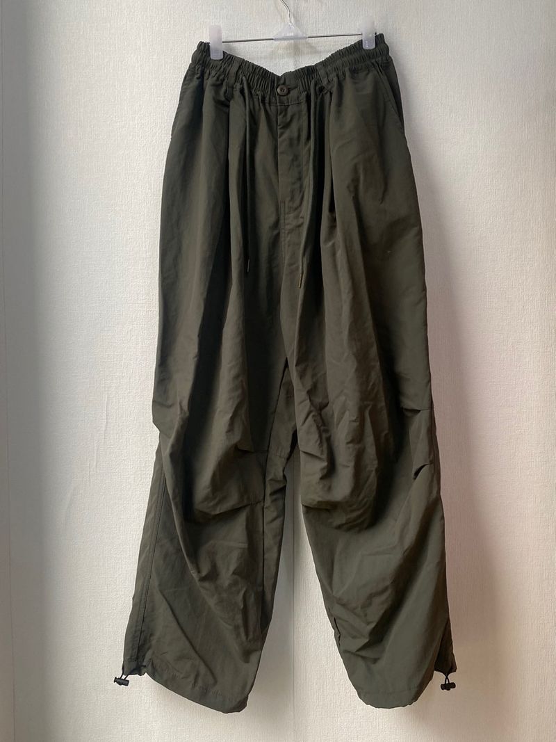 Nylon Basic Balloon Pants 3C