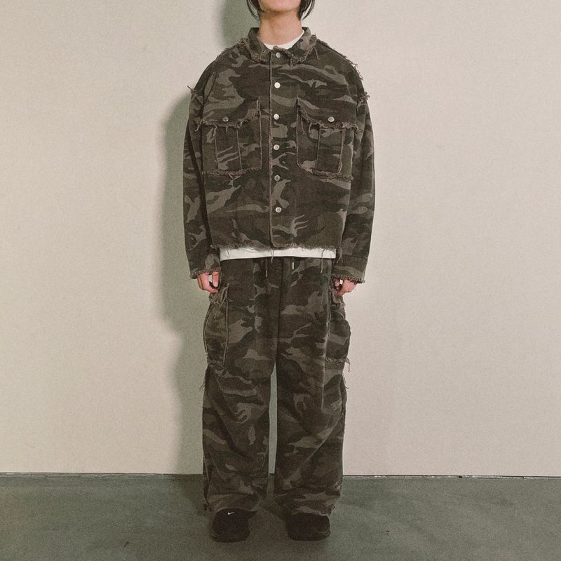 grunge camouflage cargo pants_khaki