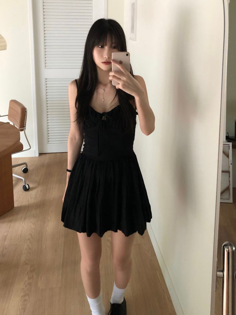 Haze Balloon Mini Dress (3 colors)