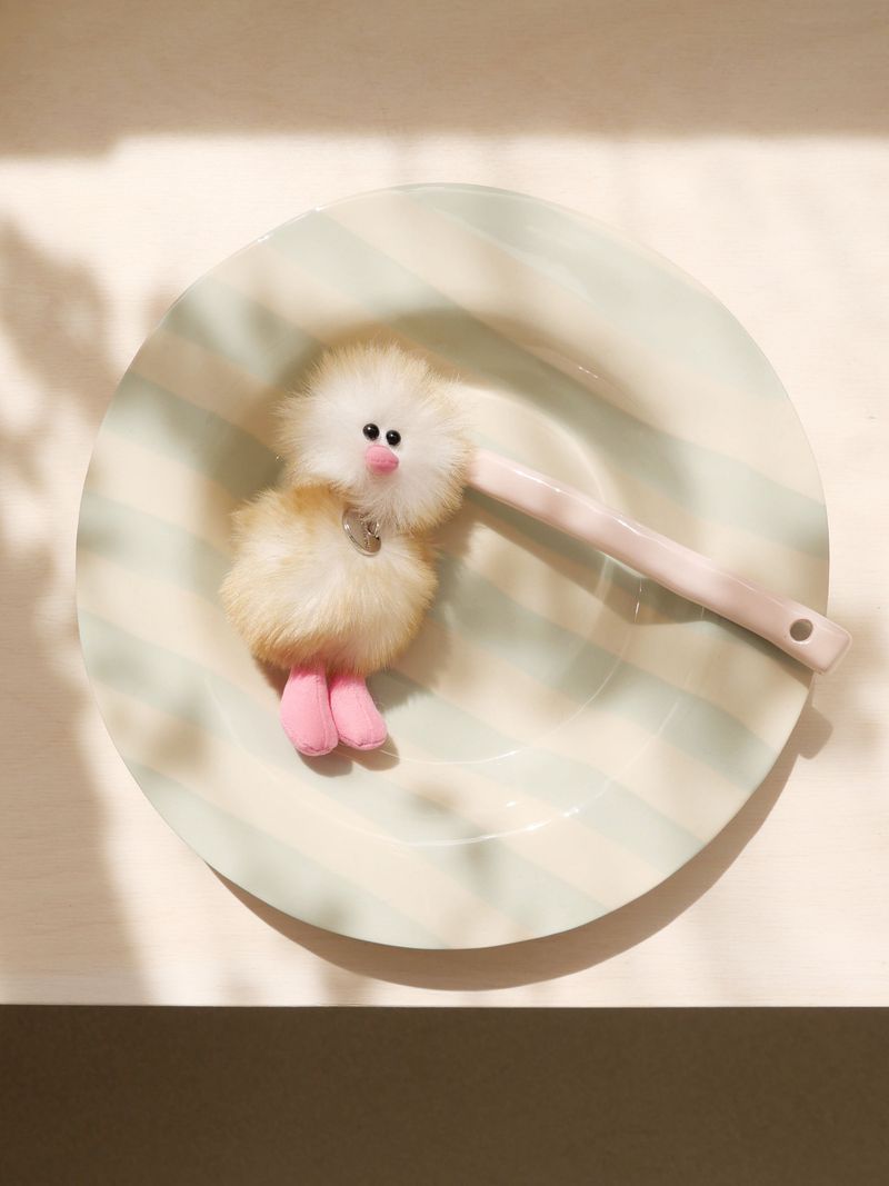 Cosymosy Mini Bird Keyring - Marshmallow