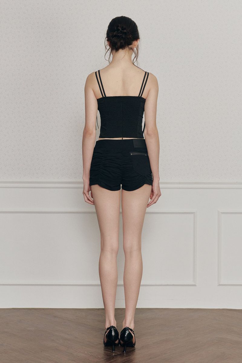 VIOLA BELTED SHORTS black