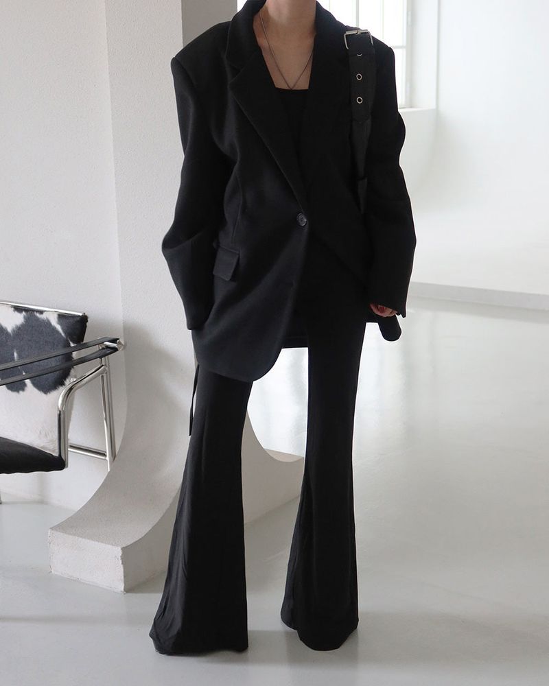 Backless body bootcut jumpsuit
