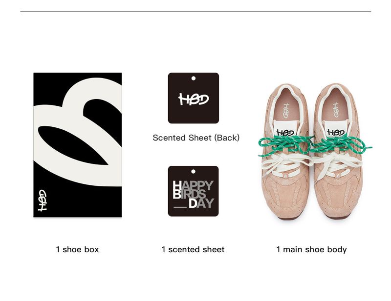 HBD "Little Puff" Thin-Soled Casual Shoes