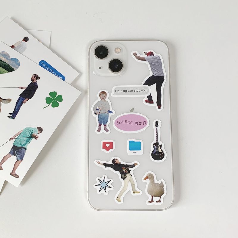 diary & phone case daily people sticker vol.1