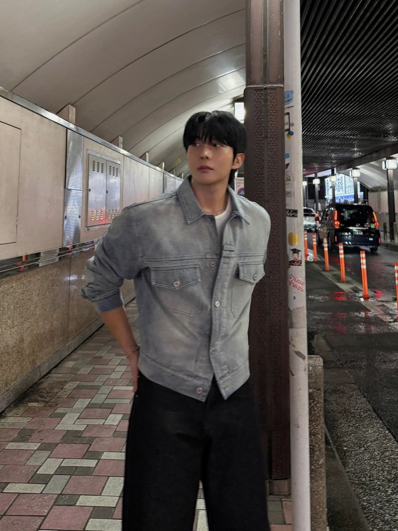 Weather cuff denim jacket