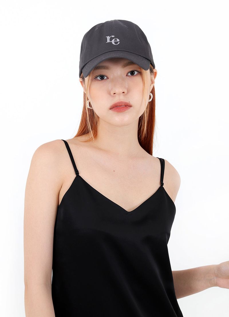 SIGNATURE LOGO BALL CAP_PURPLE GRAY
