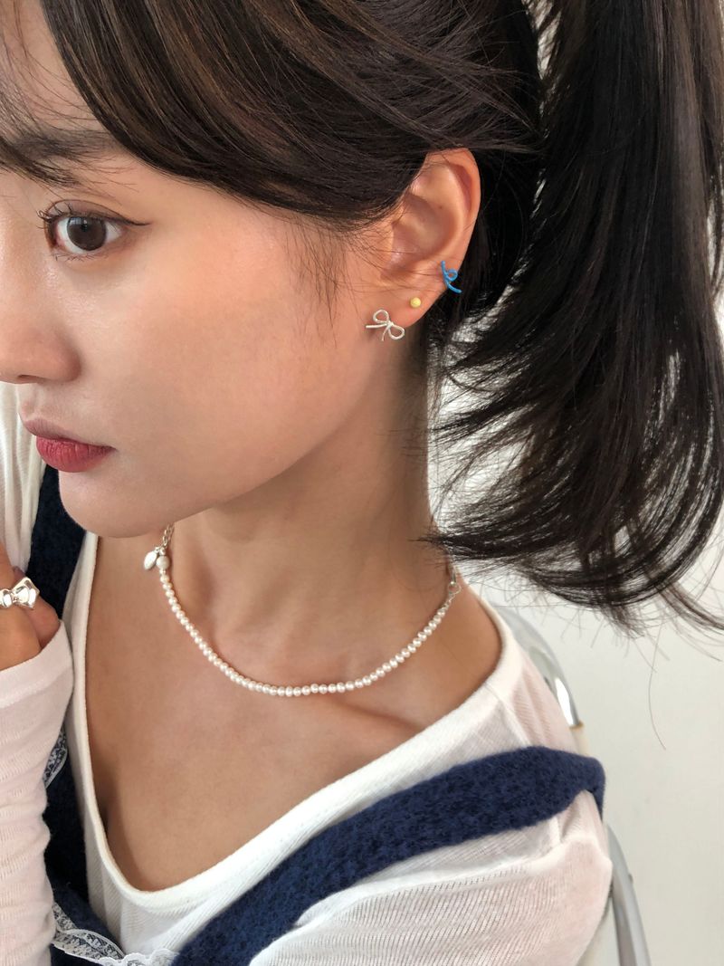[Silver ver.] Fruit doodle piercing 2