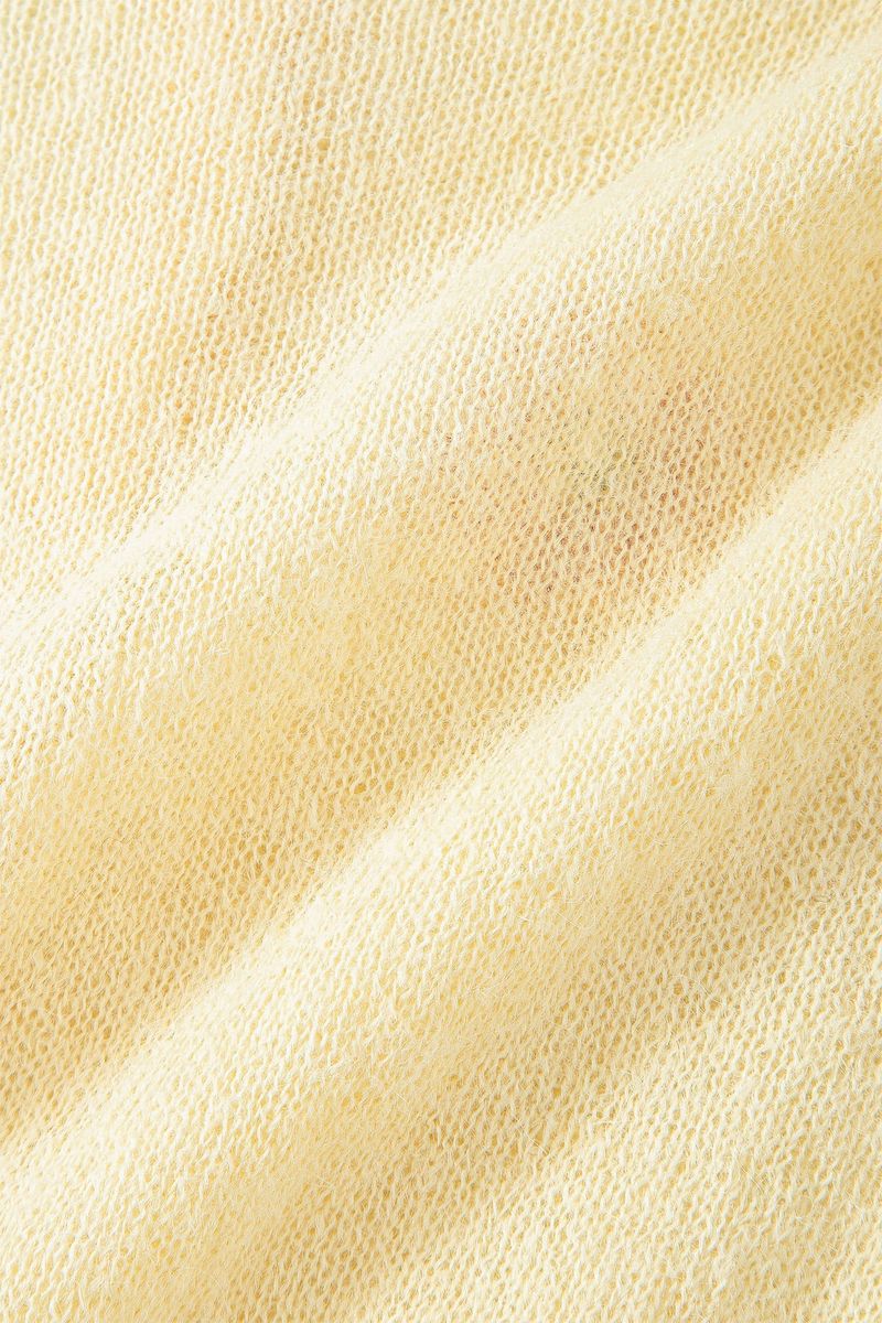 Petal Knit Cardigan [Yellow]