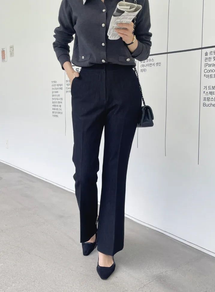 Menzo Bootcut Span Denim Slacks