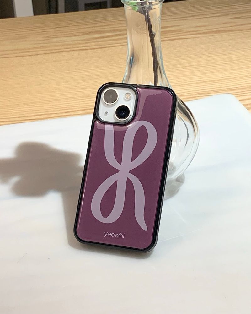 [MADE] yeowhi logo epoxy bumper case_violet