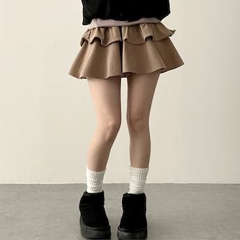 Bipol Golden Flare Cancanminiskirt